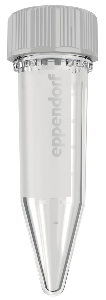 Eppendorfrör med skruvlock, 5,0 ml, klar