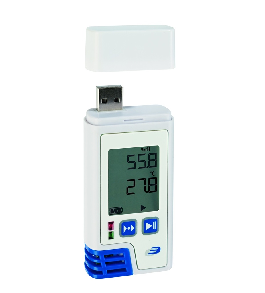 Datalogger LOG210 fukt/temp 0..100%,-40..+70:0.1°C