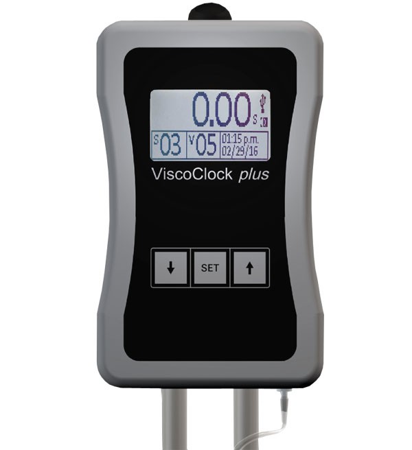 Timer till viskosimeter, SI Analytics ViscoClock plus, med strömadapter