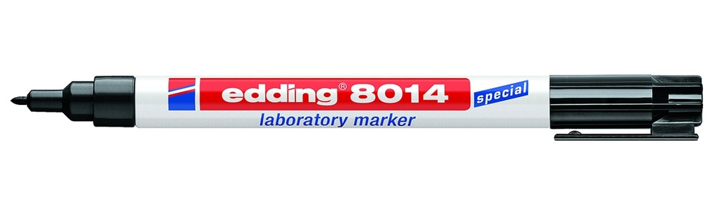 Lab-märkpenna, Edding 8015, 0,75 mm streck, svart