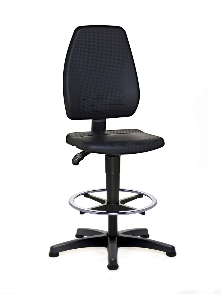 LLG-Lab stol, PU-skum, fotring, 580-850 mm