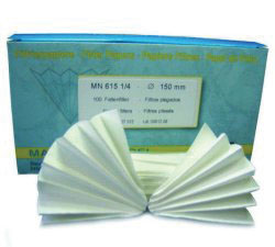 Veckfilter, Macherey-Nagel MN 615, kvalitativt, medium, Ø55 mm, 4-12 µm, 100 st.