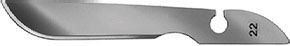 Skalpellblad, Bayha, nr. 22, osterila