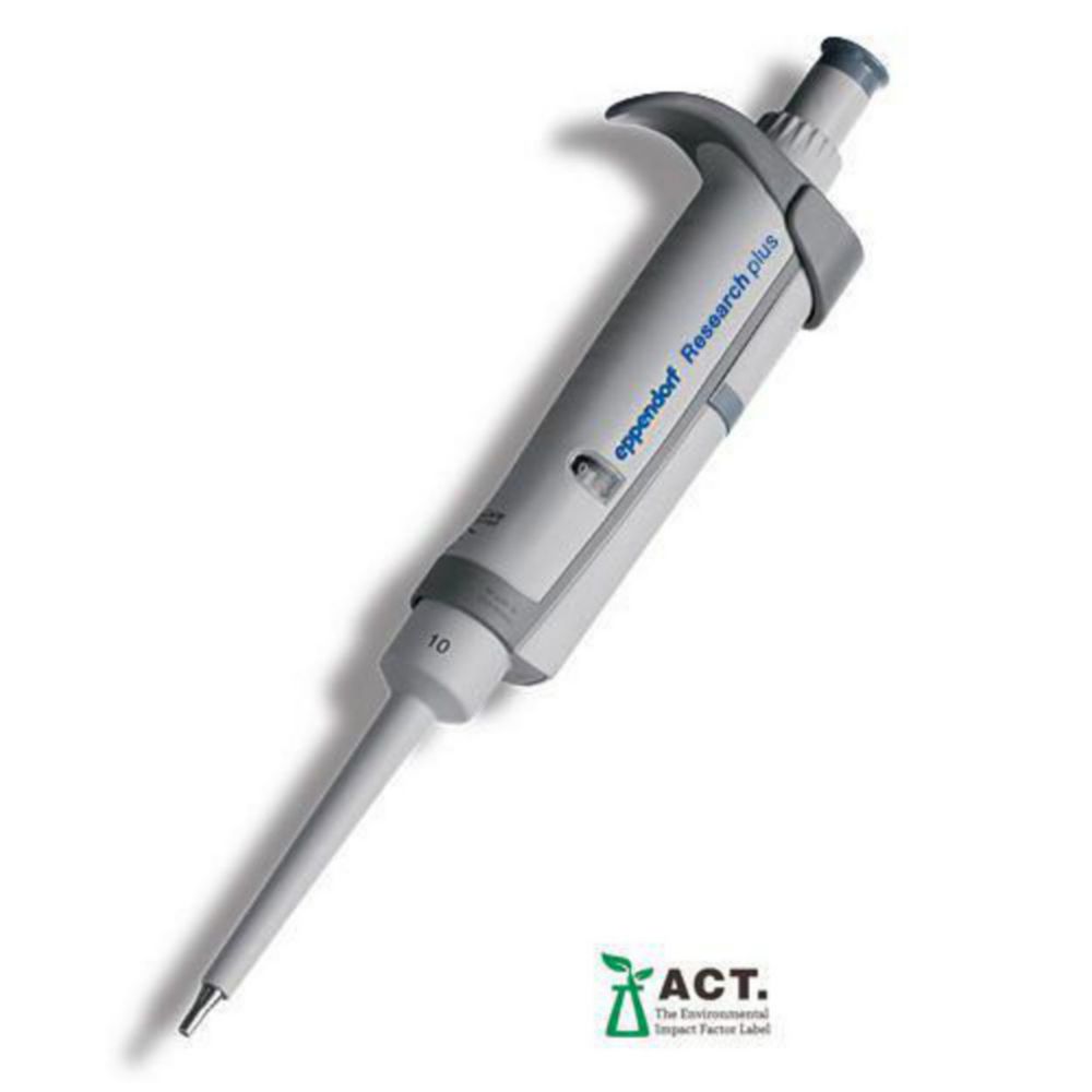 Pipett, Eppendorf, Research® plus, 1 kanal, 0,5 - 10 µL, (GLP)