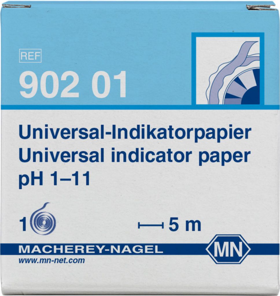 [1571811] pH-indikatorpapper, Macherey-Nagel Universal, pH 1 - 11, 5 m