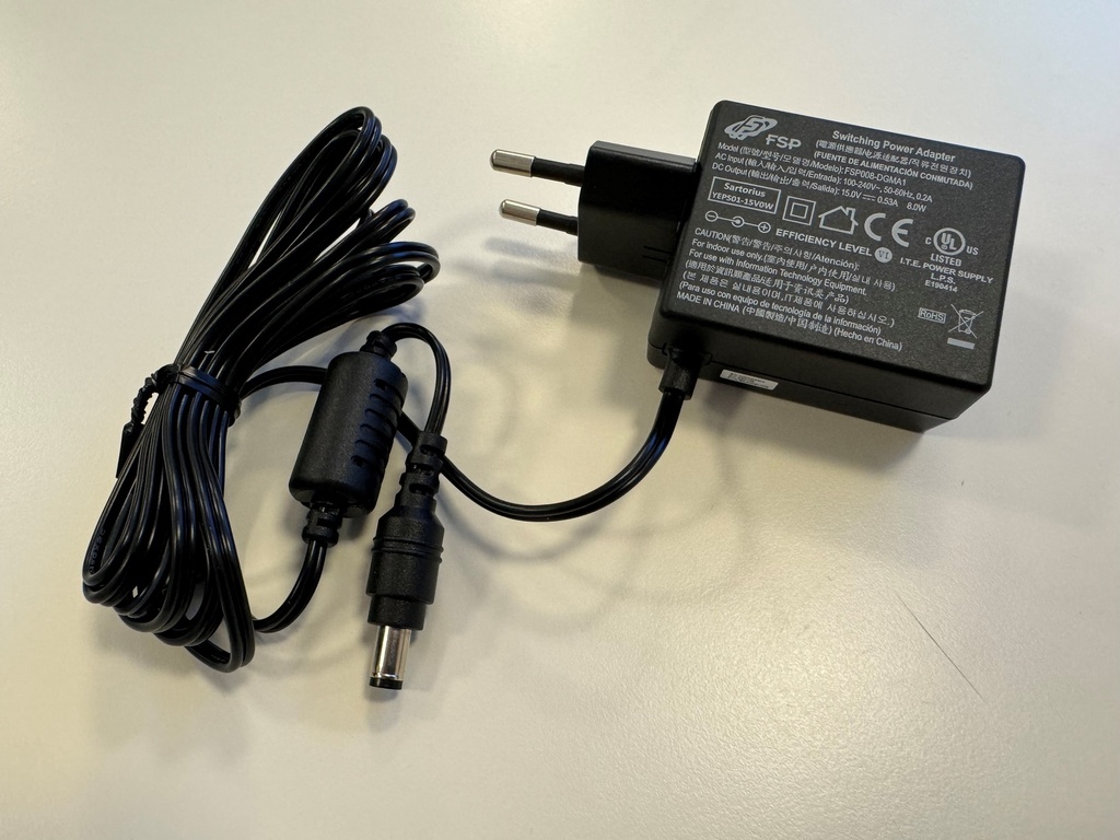 Strømforsyning til Sartorius Entris II, Advanced