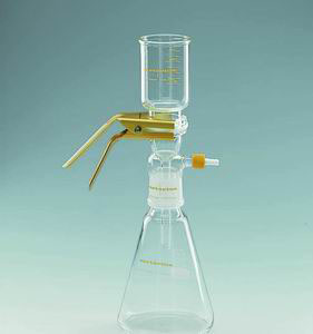 Filtreringsapparat, komplett, Sartorius 16309, glas, Ø47/50 mm, 250 mL / 1000 ml