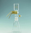 Filtreringsapparat, komplett, Sartorius 16309, glas, Ø47/50 mm, 250 mL / 1000 ml