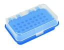 PCR-Rack, Heathrow Scientific, 32 platser, PP, blå, 10 st.