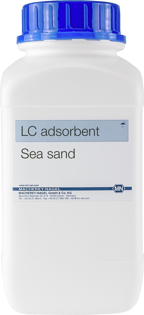 Havsand till flash-kolonner, Macherey-Nagel, LC adsorbent, syratvättad, avbränd, 1000 g