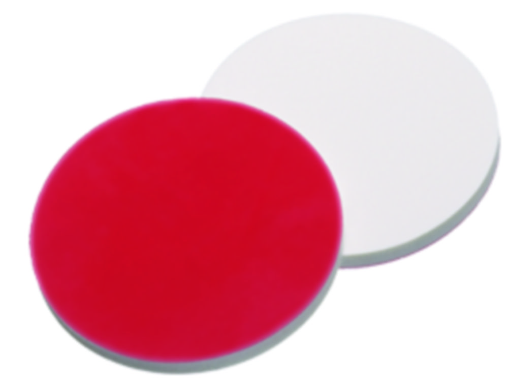 Septa, LLG, till N 8 Skruvlock, silikon(vit)/PTFE(röd) 45 A