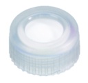 [1760416] Skruvlock, LLG, N 9 short thread, klar PP m. hål, silikon/PTFE 55 A