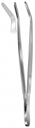Pincett, 13 cm, böjd, SS