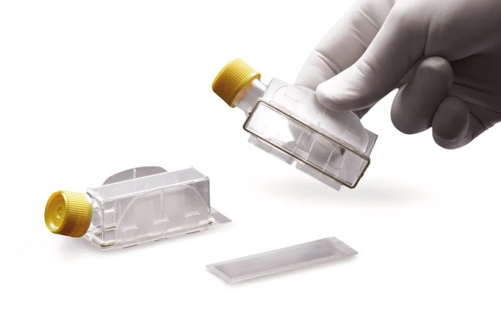 Cell culture microscope slide, TPP Clipmax, 10 cm²