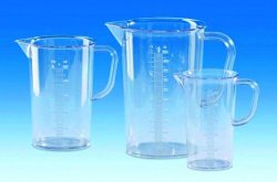 Mätkanna, SAN, ingjuten gradering, 500 ml