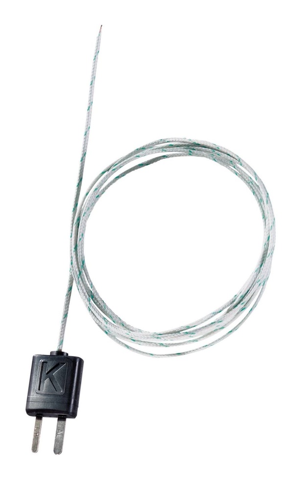 Termoelement typ K, -50 - 400 °C, ,5 mm x 1,5 m