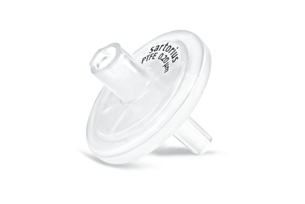 Sprutfilter, Sartorius Minisart SRP, PTFE, Ø15 mm, 0,20 µm, LSO, steril, 50 st.
