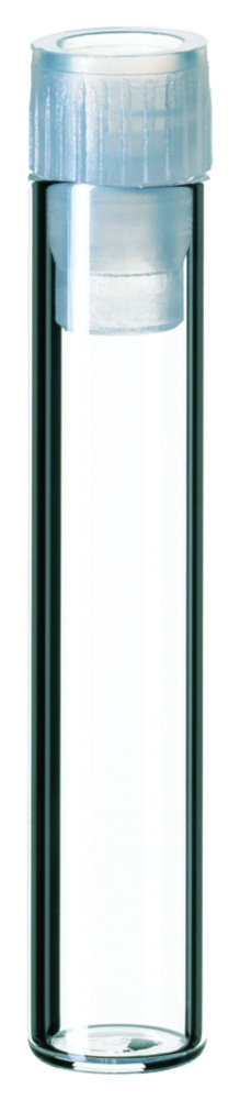 Shell vialer m. PE-propp, LLG, N 8, klar, 1 mL
