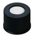 [7510053] Skruvlock, LLG, N 13, svart PP m. hål, silikon/PTFE 55 A