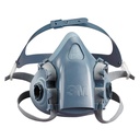 Half mask, 3M 7502, silikon, bajonet, st. M