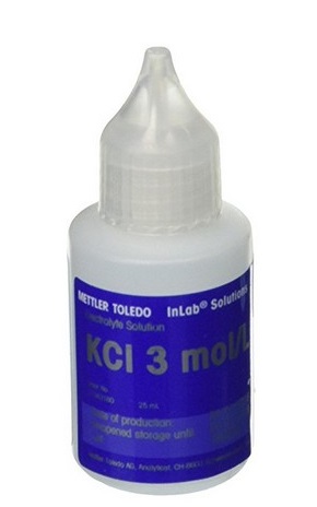 Elektrolyt, Mettler-Toledo, KCl, 3M, AgCl-mättad, 25 mL
