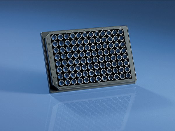 [7644453] Microplates immunoGrade 96-well, PS, black,transp.
