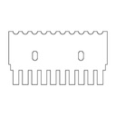 [7659130] Kam, 10 prover, 1 mm tjock