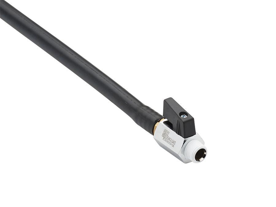 [8970453] Avtappningsslang med kran, 8 mm inv. Ø