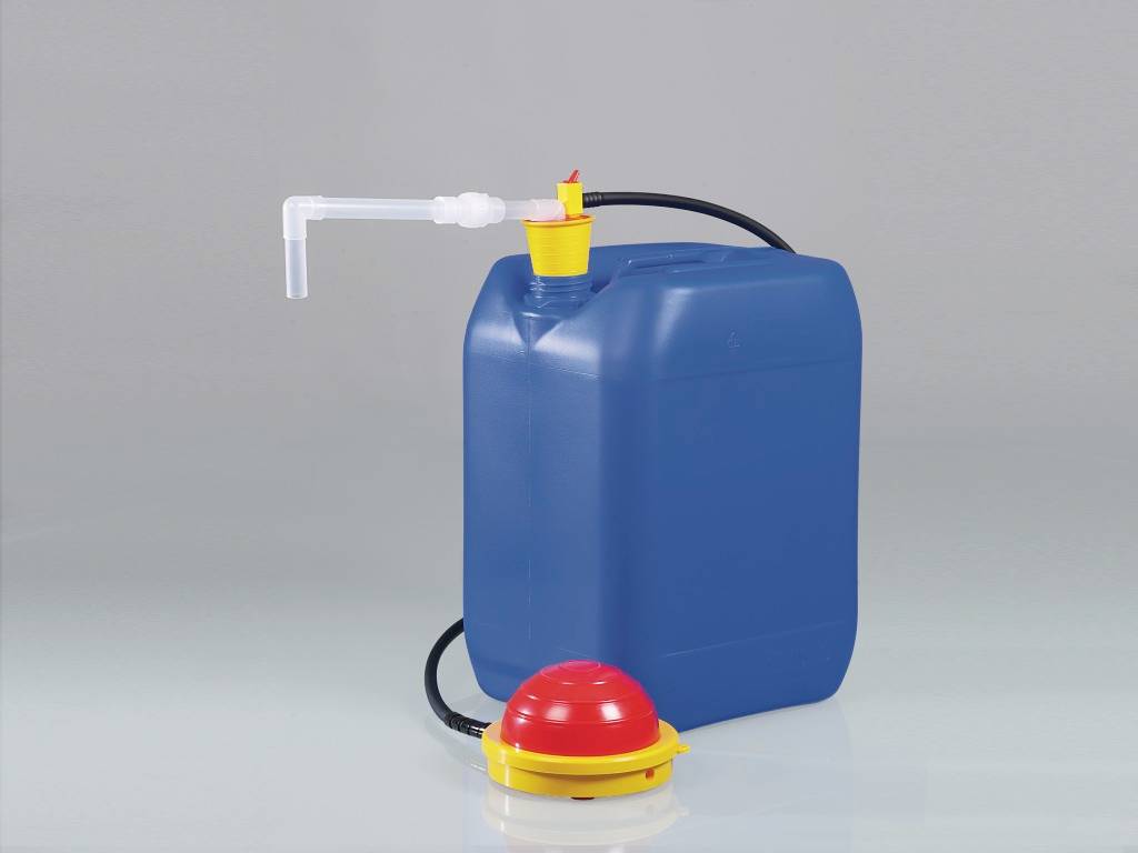 Fotpump Otal, PP, Ø15 mm rör, 20 l/min.