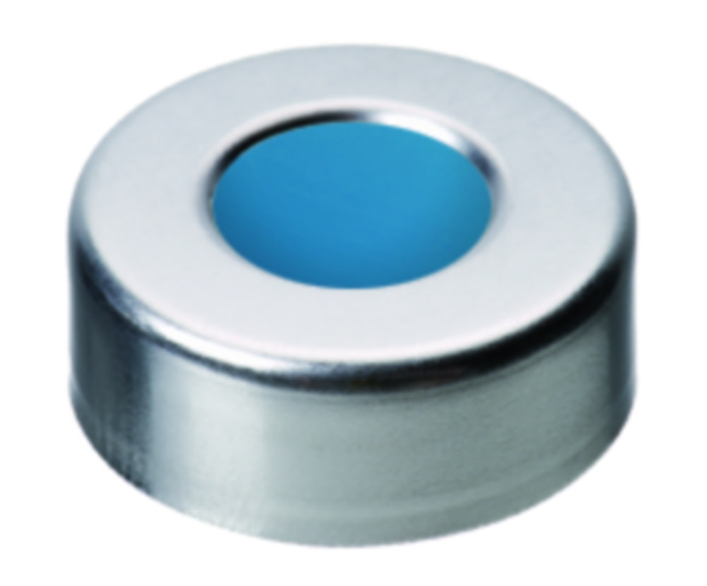 Crimp-lock, LLG, N 20, alu m. hål, silver, silikon/PTFE 45 A