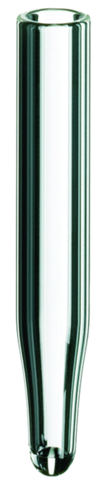 Mikroinsats till vialer, LLG, N 8/9/10/11 smal, Ø5 mm, konisk 9 mm, 0,1 mL