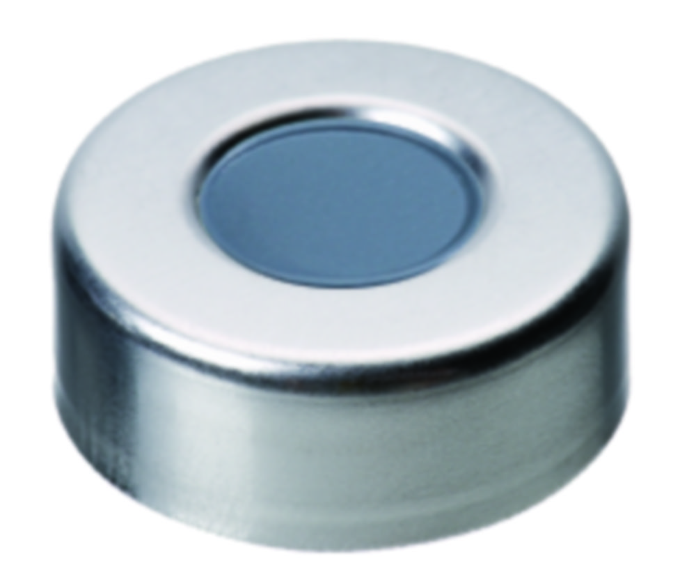 Crimp-lock, LLG, N 20, alu m. hål, silver, butyl/PTFE 50 A