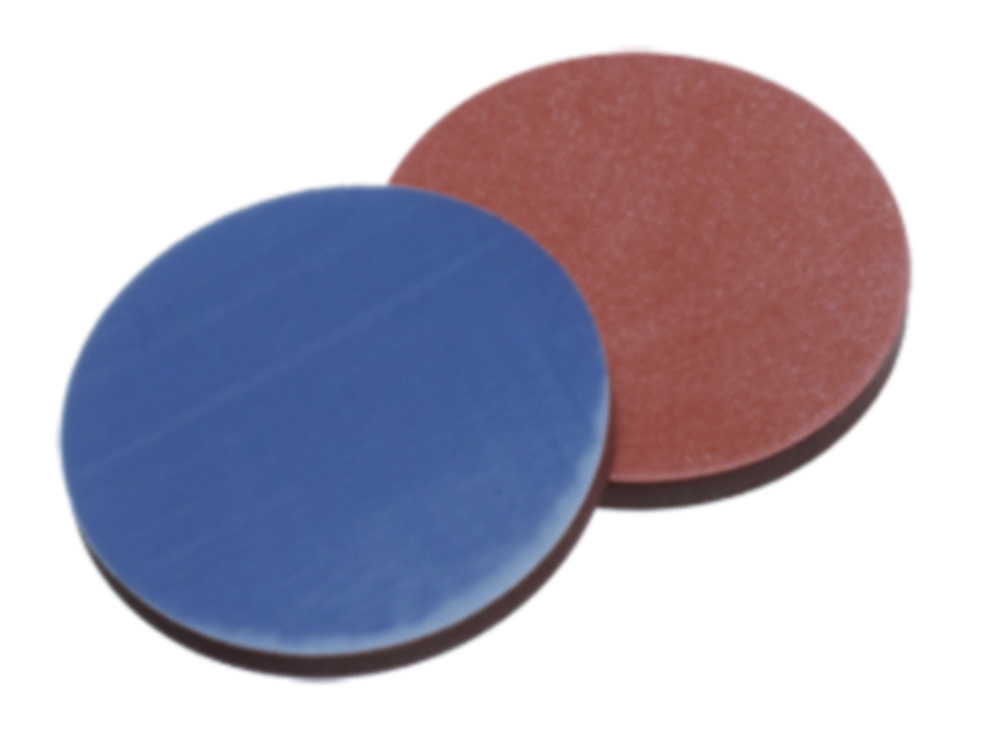 Septa, LLG, till N 18 Skruvlock, butyl(röd)/PTFE(grå) 55 A
