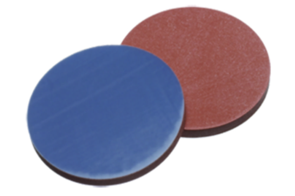Septa, LLG, till N 24 Skruvlock, butyl(röd)/PTFE(grå) 55 A