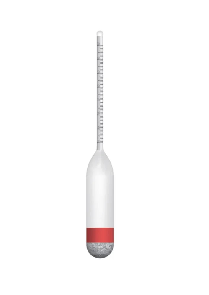 Areometer, GECO Gering, utan termometer, 1,400 - 1,600 g/cm³
