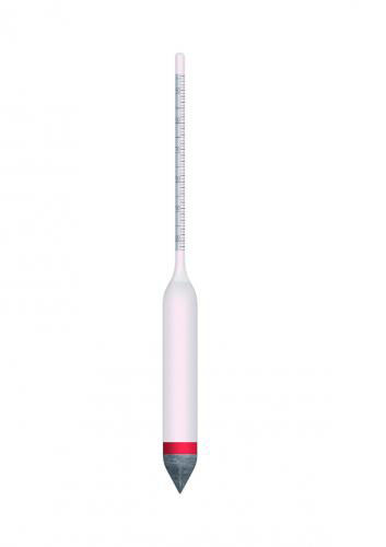 Areometer, GECO Gering, utan termometer, 0,700 - 0,800 g/cm³