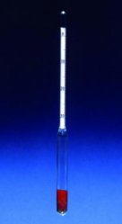 Baumé areometer, GECO Gering, utan termometer, 0 - 15 °Bé