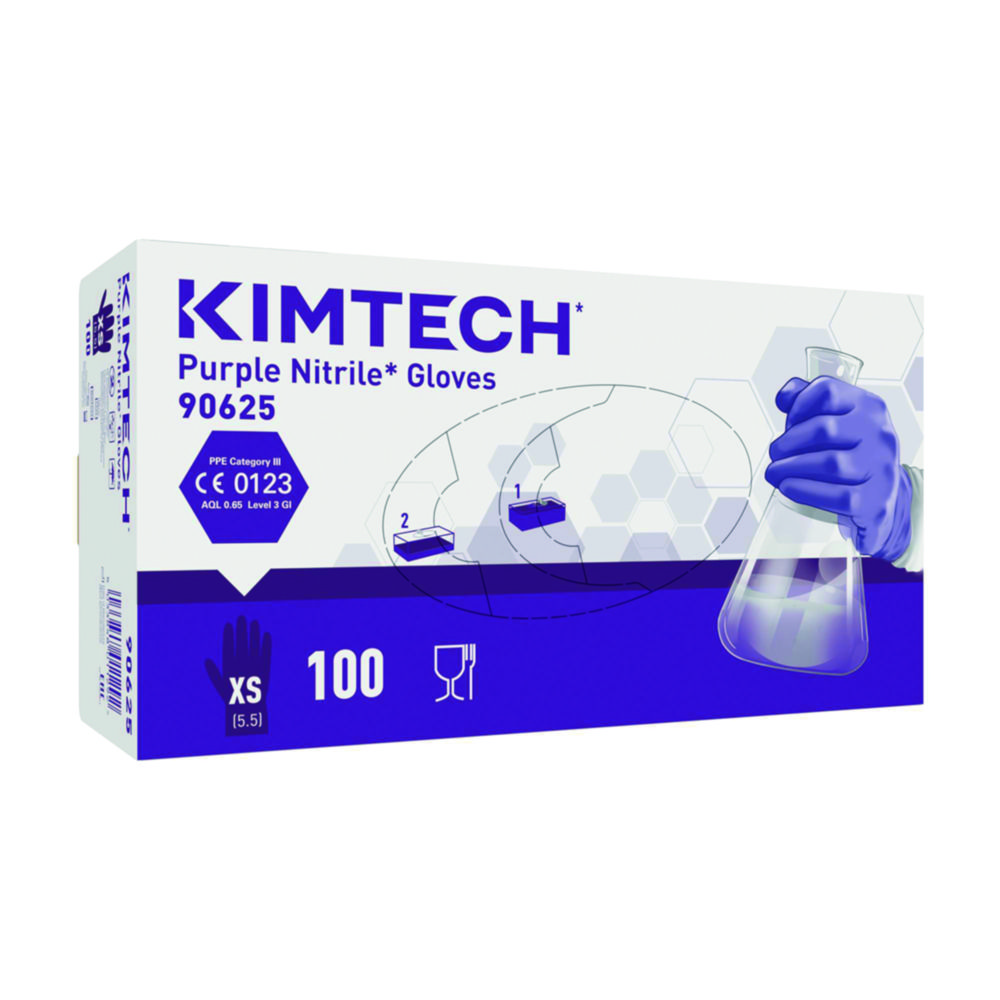 Nitrilhandskar, Kimberly-Clark Kimtech Purple, strl. L
