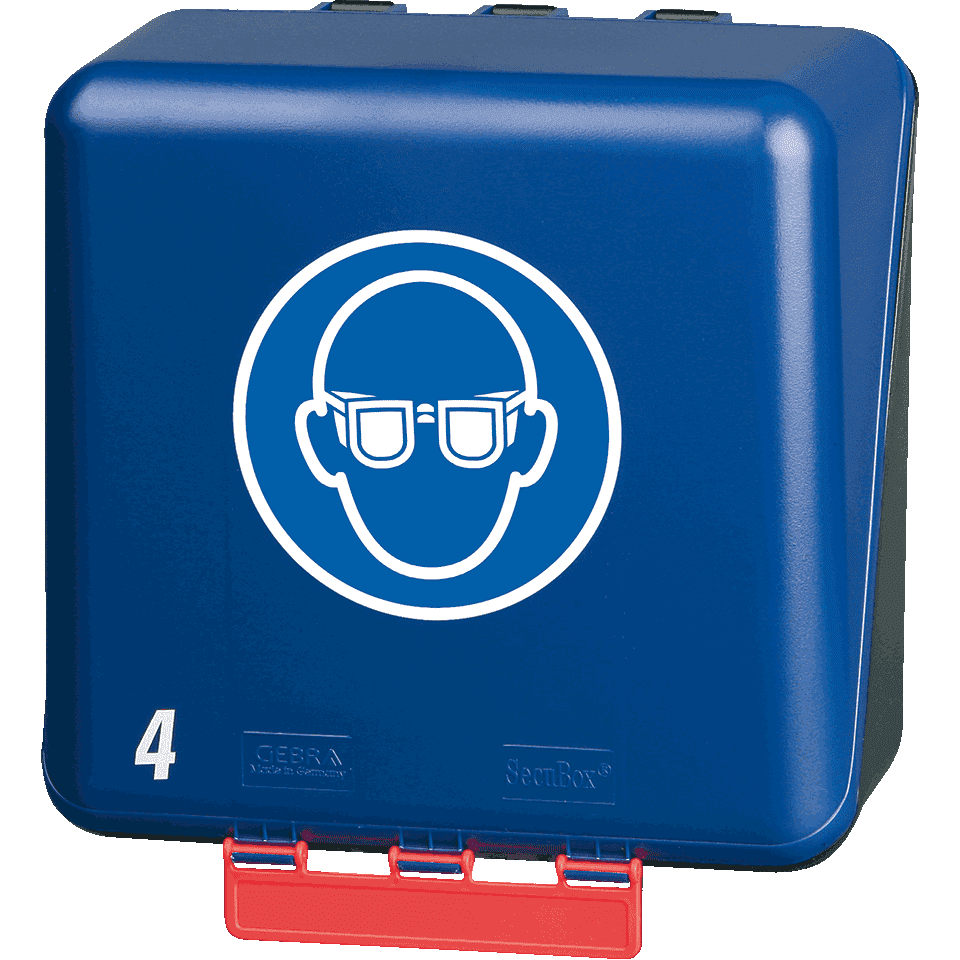 [9005517] Secu box Midi4, 23,6x22,5x12,5cm blue "eye protect