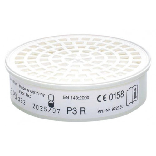 [9005585] Partikelfilter, BartelsRieger 25 P3, plug-in, skyddskl. P3 R