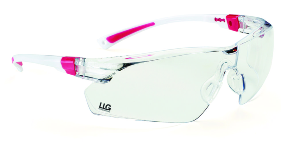Skyddsglasögon, LLG LADY, vita/rosa bågar