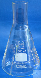 Kulturkolv med 3 bafflar, rak hals, 250 ml