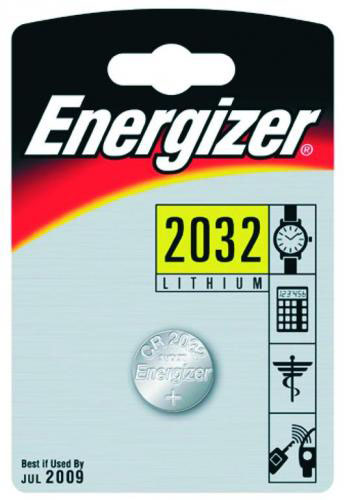 Knappcellsbatterier, litium, CR1025, 3,0 V