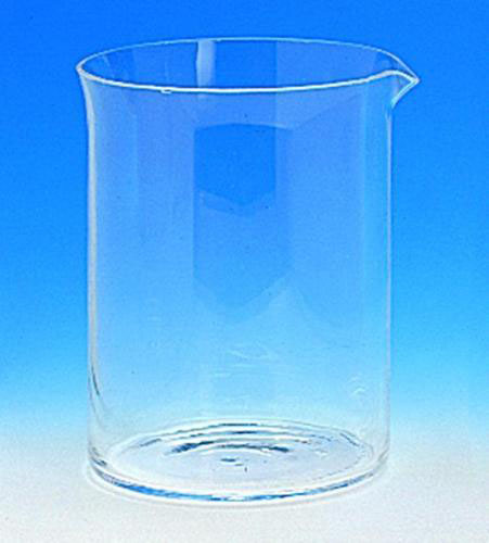 Bägare, kvartsglas, l/f, 100 ml
