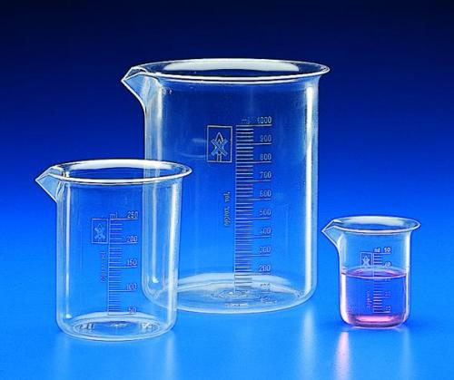 PMP bägare 250 ml, med grad., l/f, autoklaverbar