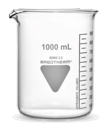 Bägarglas, låg form, Ø 42 x 60 mm 50 ml