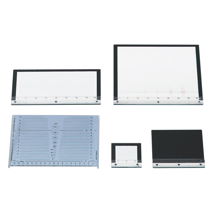 Spotting och evalueringsguide, applikationsmall till TLC, Biostep, 200x200 mm