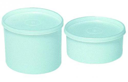 Provbehållare, PE-HD, PE-LD snäpplock,Ø114mm,400ml