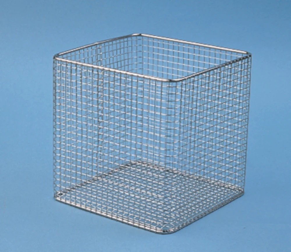 Trådkorg, rf. stål, 400x200x200 mm