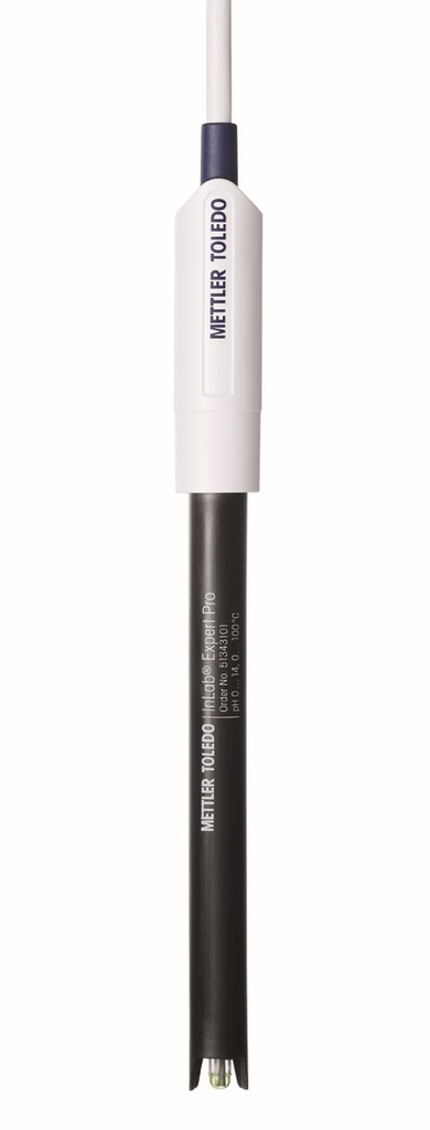 pH-elektrod, Mettler-Toledo InLab Expert Pro, plast, gel, NTC, BNC/RCA 1,2 m